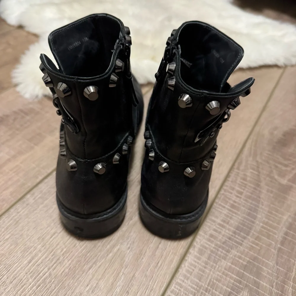 Stuart Weitzman GoWest Studded Ankle Boots - Picture 9 of 9